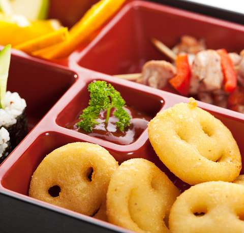 Japoński posiłek w bento box