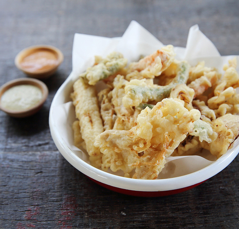 Wegetariańska tempura z Japonii