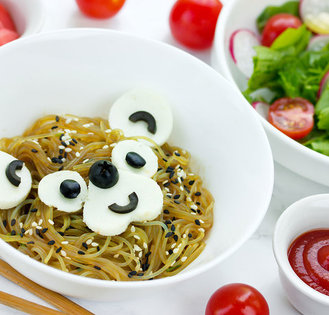 Food Art dla dzieci - Pasta z Yakisoby