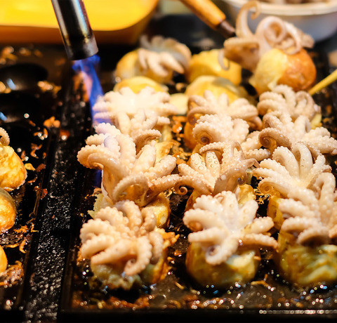 Kulki japońskiego Takoyaki