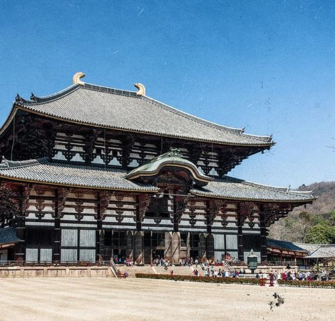 Świątynia Todai-ji w dawnej stolicy Japonii - Narze