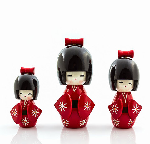 Japońskie lalki kokeshi