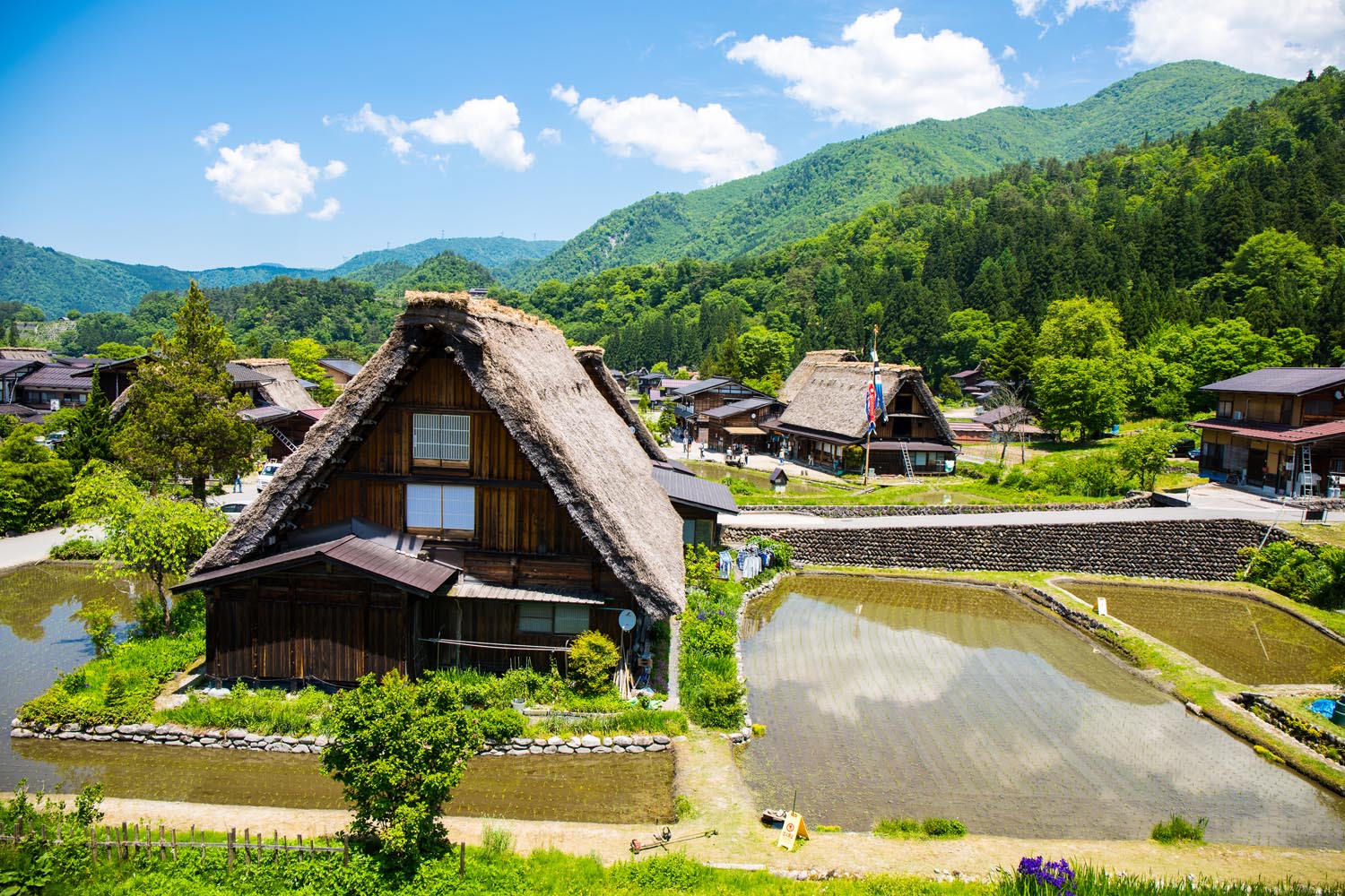 Górska okolica w Japonii
